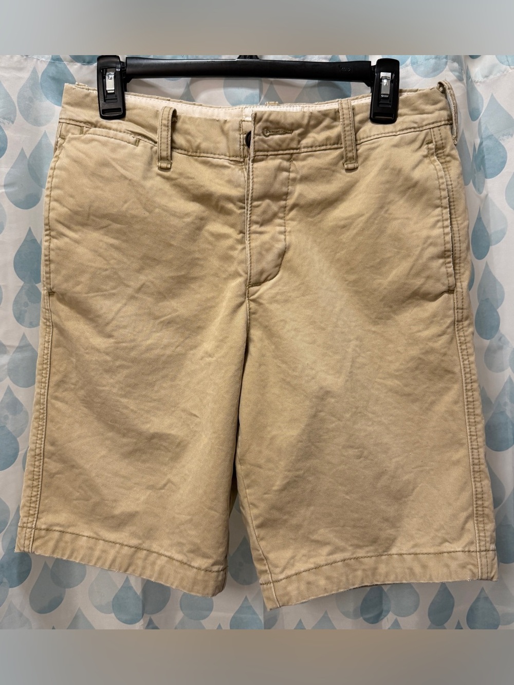 Abercrombie & Fitch Khaki Flat-Front Men's Shorts